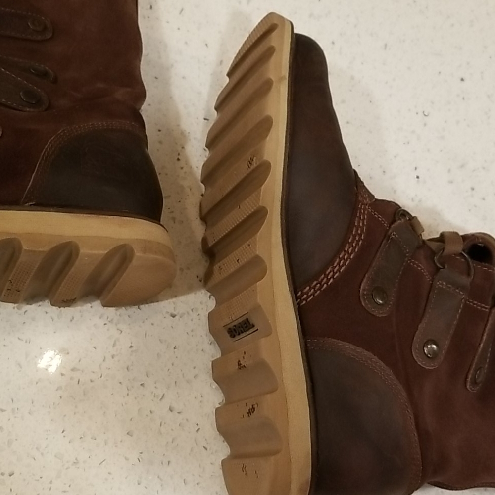 - SOREL-flawless! like new Emily Lace up leather combat boots - Picture 8 of 12